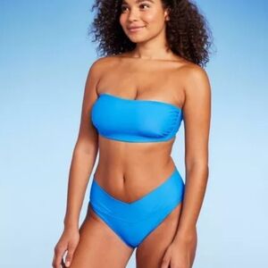 Wild Fable Vibrant Blue Bikini Set
